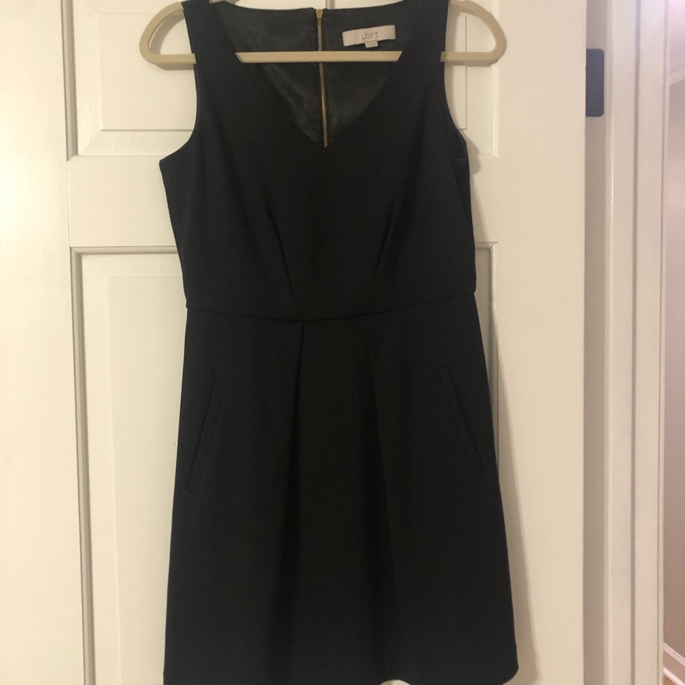 Loft- black dress
